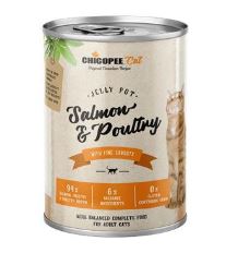 Chicopee Cat konz. Jelly Pot Salmon&amp;Poultry 400g