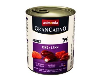 Animonda Gran Carno Adult Konzerva - hovädzie & jahňacie pre psov 800 g