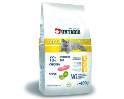 Ontario Adult Indoor - kuracie pre mačky žijúce vo vnútri 400 g