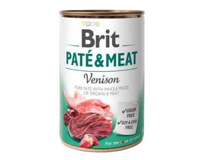 Konzerva BRIT Paté & Meat Venison 400g