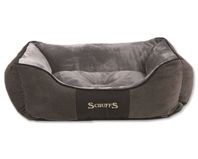 Scruffs Chester Box Bed Pelech šedý - veľkosť M, 60x50 cm