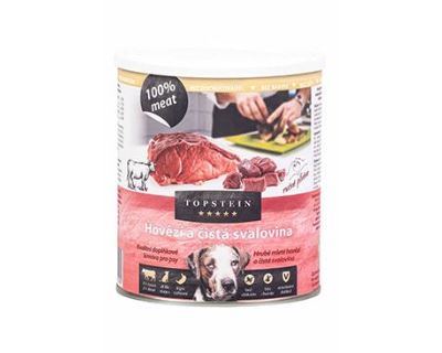 Topstein Hovězí a svalovina v plechu 800 g