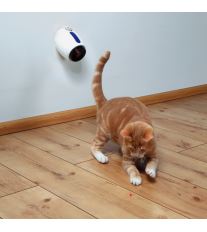 Laserová hračka pre mačky 11 cm, bielo / modrá