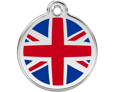Red Dingo Známka modrá vzor britská vlajka