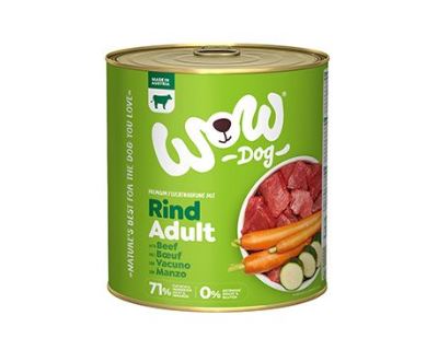 WOW konzerva Hovězí s karotkou Adult 800g
