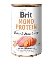 Konzerva BRIT Mono Protein Turkey &amp; Sweet Potato 400g