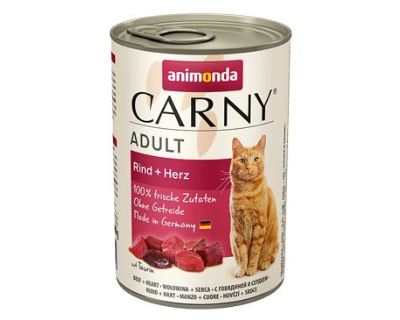Animonda Adult konzerva - hovädzie srdce pre mačky 400 g