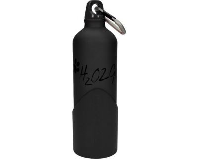 H2o2go Cestovné fľaša na vodu čierna 750 ml