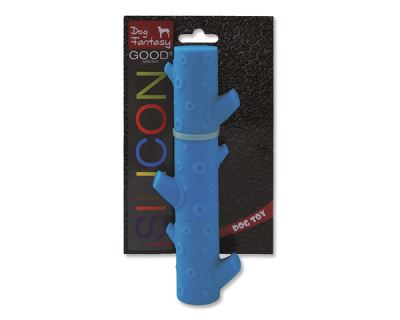 DOG FANTASY silikonová větev světle modrá 21 cm