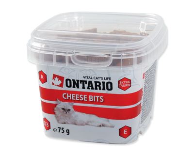 Ontario Snack Cheese Bits - syrová pochúťka pre mačky 75 g