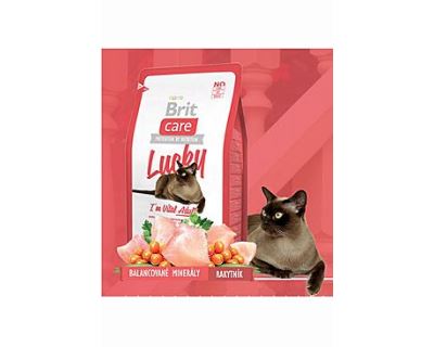 Brit Cat Lucky I`m Vital Adult - kura & ryža pre dospelé mačky 400 g