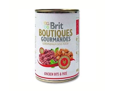 Brit Boutiques Gourmandes Chicken Bits & Paté - kura v kréme 400 g