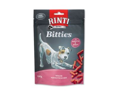 Rinti Extra Mini-Bits pochúťka - karotka & špenát 100 g