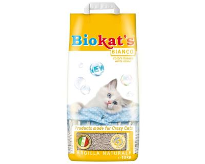 Gimpet Biokats Bianco podstielka hrudkujúce bez vône, 10 kg