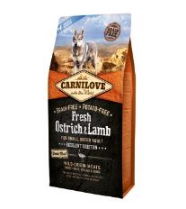 CARNILOVE Fresh Ostrich &amp; Lamb Excellent Digestion for Small Breed Dogs 6kg