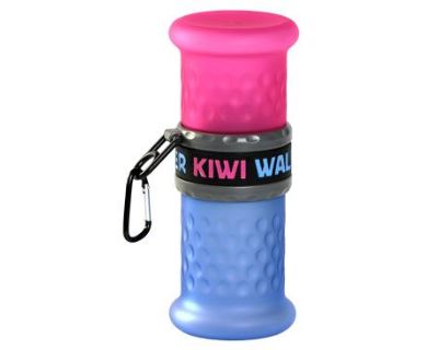 Cestovní láhev 2in1 růžovo-modrá 750+500ml KW
