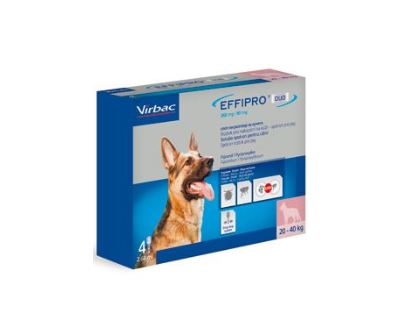 Effipro DUO Dog L (20-40kg) 268/80 mg, 4x2,68ml