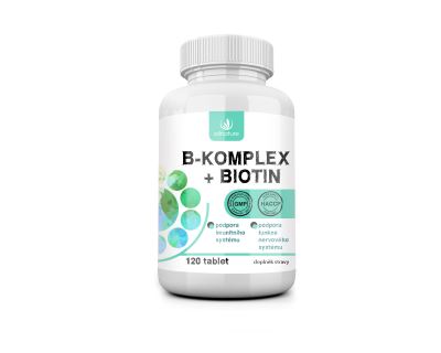 Allnature B-komplex + Biotin 120 tablet