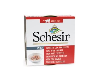 Schesir Cat konz. Adult tuňák/kranas 85G