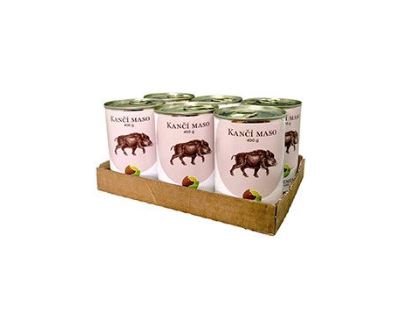 BOHEMIA MASO Kančí ve vlastní šťávě SIX PACK 6x400g