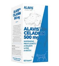 Alavis Celadrin 500 mg pre psov a mačky - napomáha zvýšiť ochranu pred pôsobením prozápalových enzýmov, 60 tabliet
