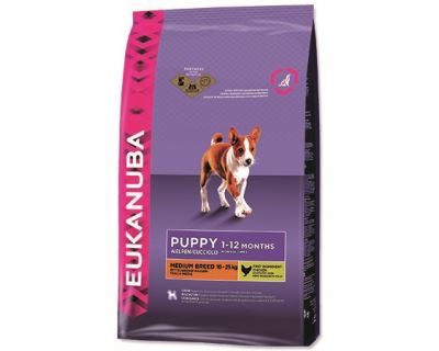 Eukanuba Puppy & Junior Medium Breed 1 kg