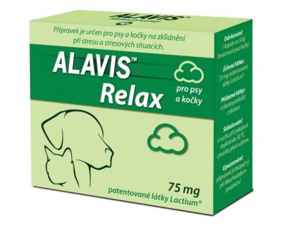 Alavis Relax 75 mg pre psov a mačky - na upokojenie pri strese