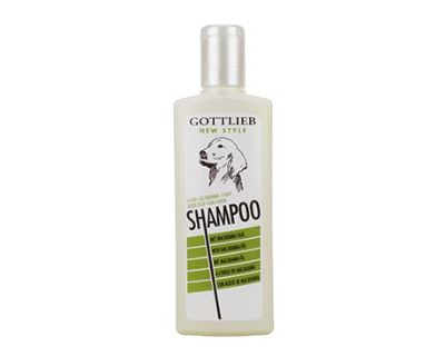 Gottlieb šampon s makadam. olej EI/Vaječný 300ml pes
