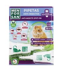 Menforsan Antiparazitný pipety proti blchám a kliešťom pre mačky - 2x 1,5 ml