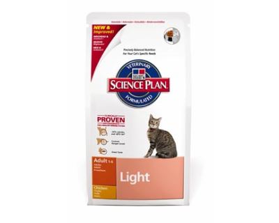 Hill 's Feline Dry Adult Light - pre dospelé mačky light 1,5 kg