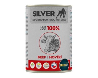 IRONpet Silver Dog Beef konzerva 400g