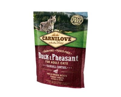 Carnilove Cat Duck&Pheasant Adult Hairball Contr
