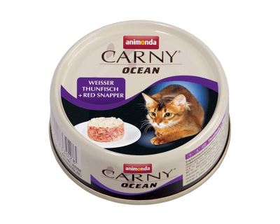 Konzerva pre mačky Animonda Carny Ocean - biely tuniak / Kanica červený 80 g