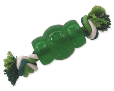 Dog Fantasy Strong Mint soudek guma s provazem 9,5 cm