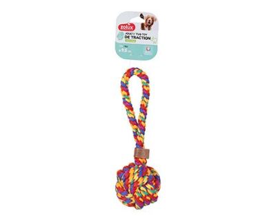 Hračka pes RAINBOW Míček 9,5cm Zolux