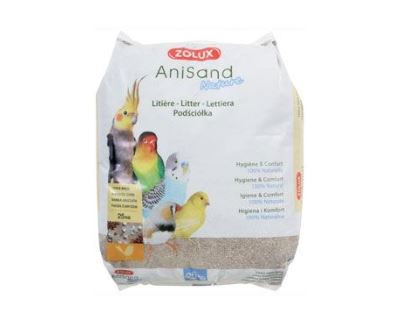 Zolux Písek s mušlemi do ptačích klecí AniSand Nature 25kg