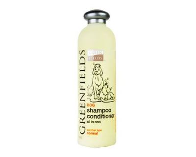 Greenfields Shampoo Dog Šetrný šampón a kondicionér pre psov s dlhšou srsťou 400 ml