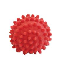 Hračka DOG FANTASY Latex míč s bodlinami a zvukem mix barev 4 cm