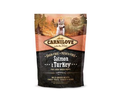 Carnilove Dog Salmon & Turkey for LB Puppies NEW