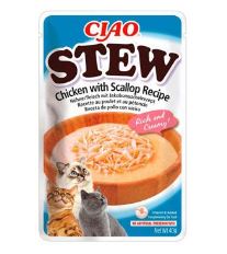 Churu Cat CIAO Stew Chicken with Scallop Recipe 40g