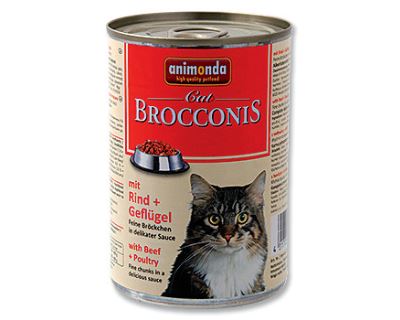 Animonda Brocconis Konzerva - hovädzie & hydina pre dospelé mačky 400 g