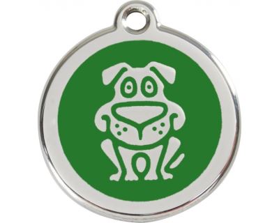 Red Dingo Známka zelená vzor pes
