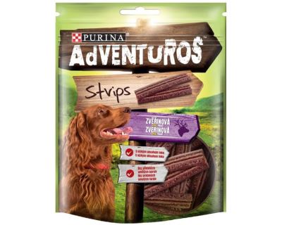 Adventuros snack dog - plátky se zverinou 90 g