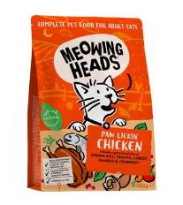 MEOWING HEADS Paw Lickin’ Chicken 450g