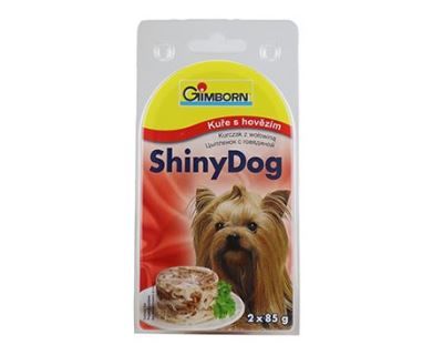Gimborn  konz. ShinyDog kuře/hovězí 2x85g