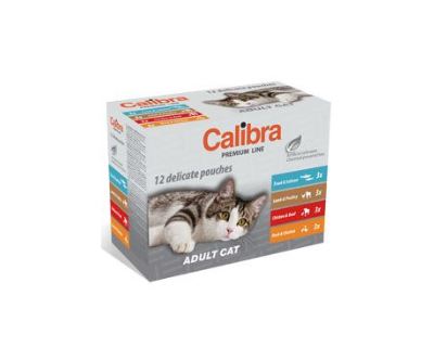 Calibra Cat  kapsa  Premium Adult multipack 12ks