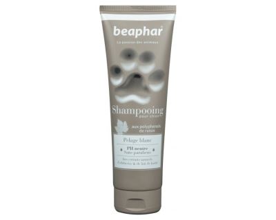 Beaphar šampón bez parabénov pre psov s bielou srsťou 250 ml