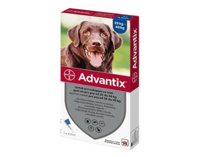 Advantix Antiparazitný pipeta pre psov nad 25 kg 4 ml