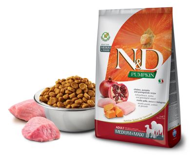 N&D GF Pumpkin DOG Adult M/L Chicken & Pomegranate