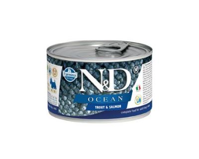 N&D DOG OCEAN Adult Trout & Salmon Mini 140g